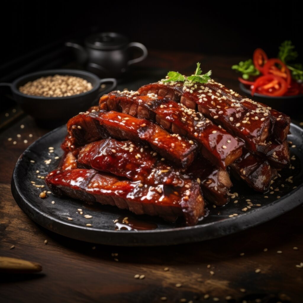 Korean Bulgogi Pork Ribs Artemesia Cheese